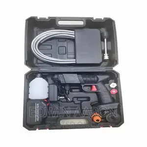 Pressure Spray Gun With Two Batteries.