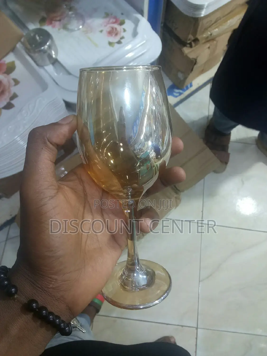 Gold Wine Glass