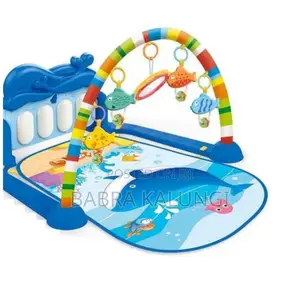 New Kids Plastic Musical Keyboard Mat Piano Gym _ Green