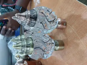 Executive Glass Endicaps for Curtain Rods( Price for a Pair)