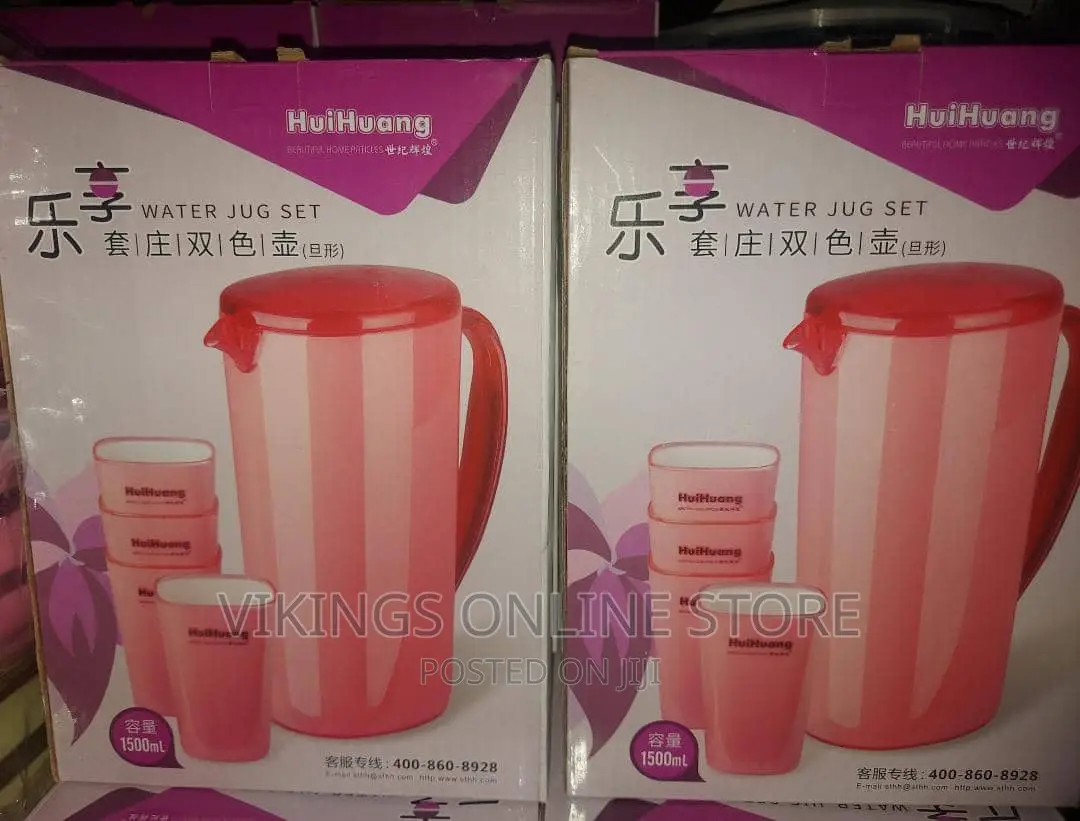 Huihuang Plastic Water Jug With Cups