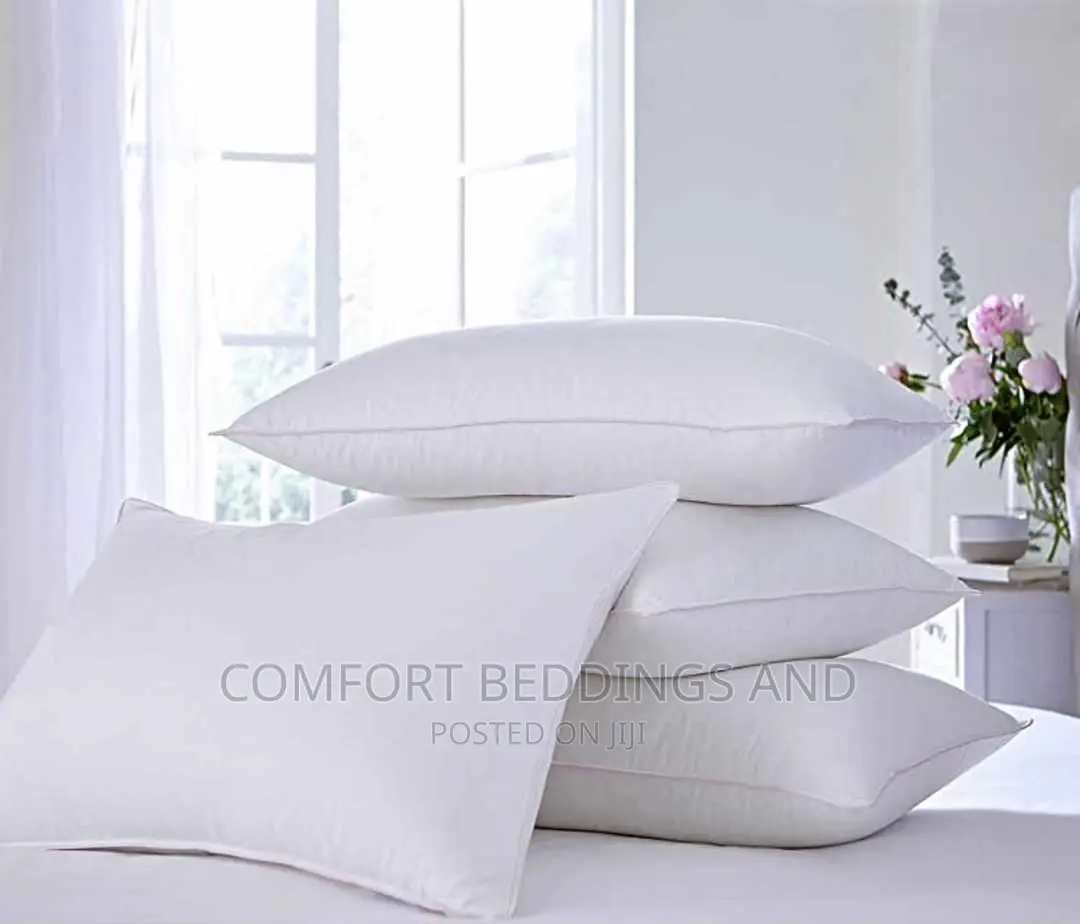 A Pair of Fibre Pillows White