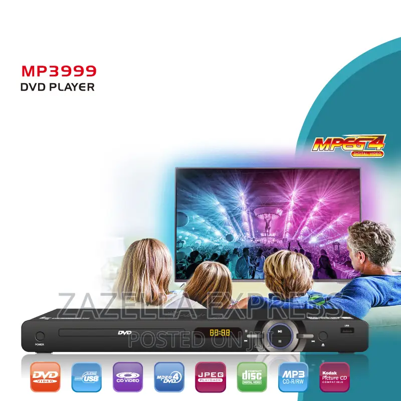 Smart Plus DVD Player MP1999 – Black