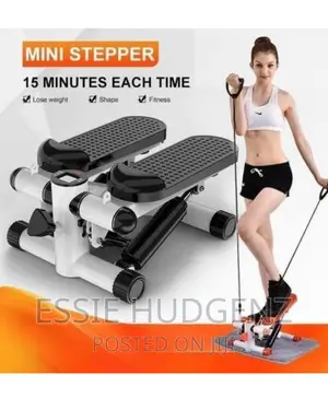 Mini Exercise Stepper With Resistance Bands