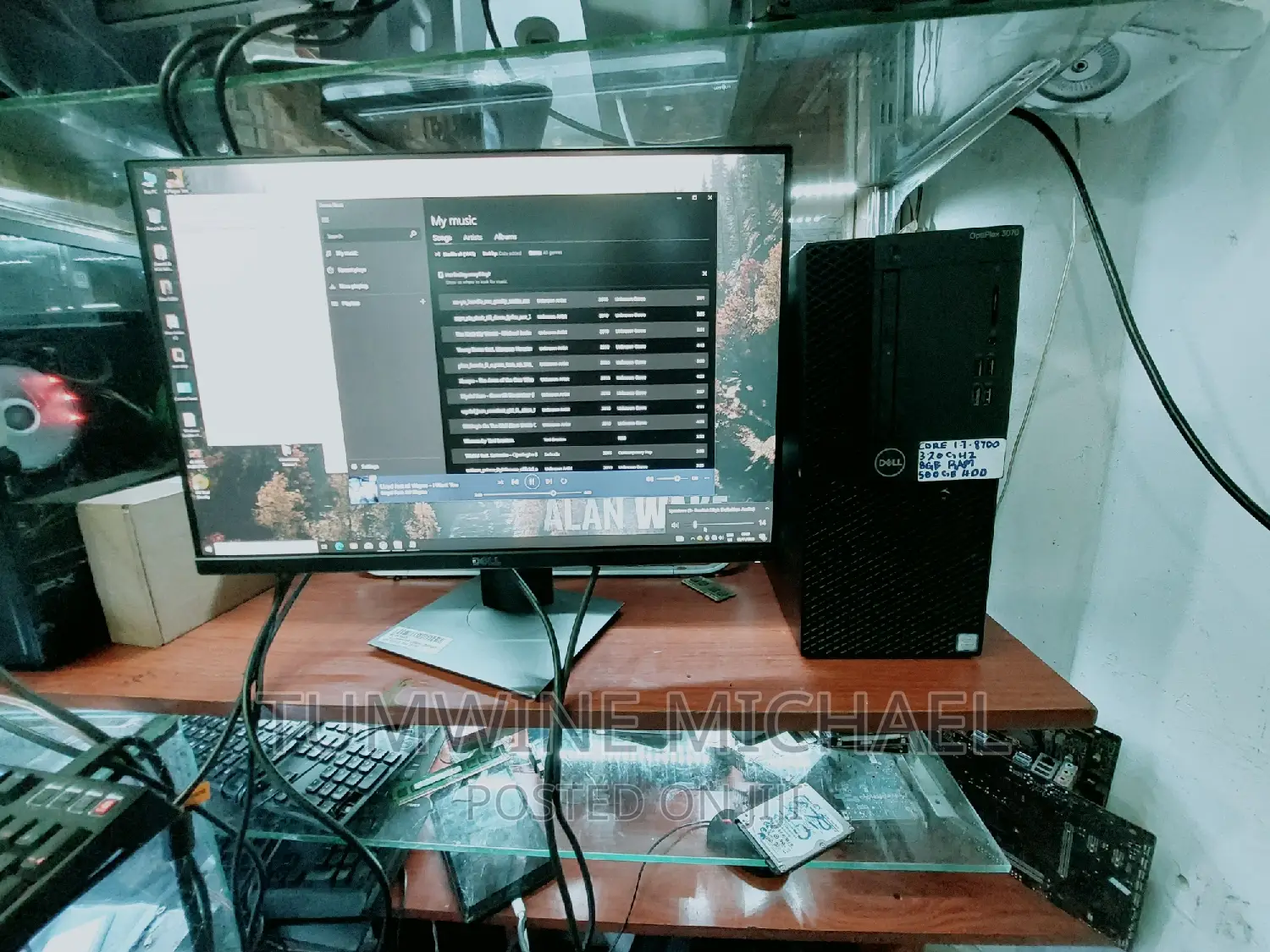 Desktop Computer Dell OptiPlex 7060 8GB Intel Core I7 HDD 1T