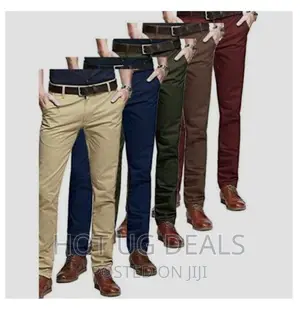 5pack Men's Stretch Soft Khakis - Multicolor