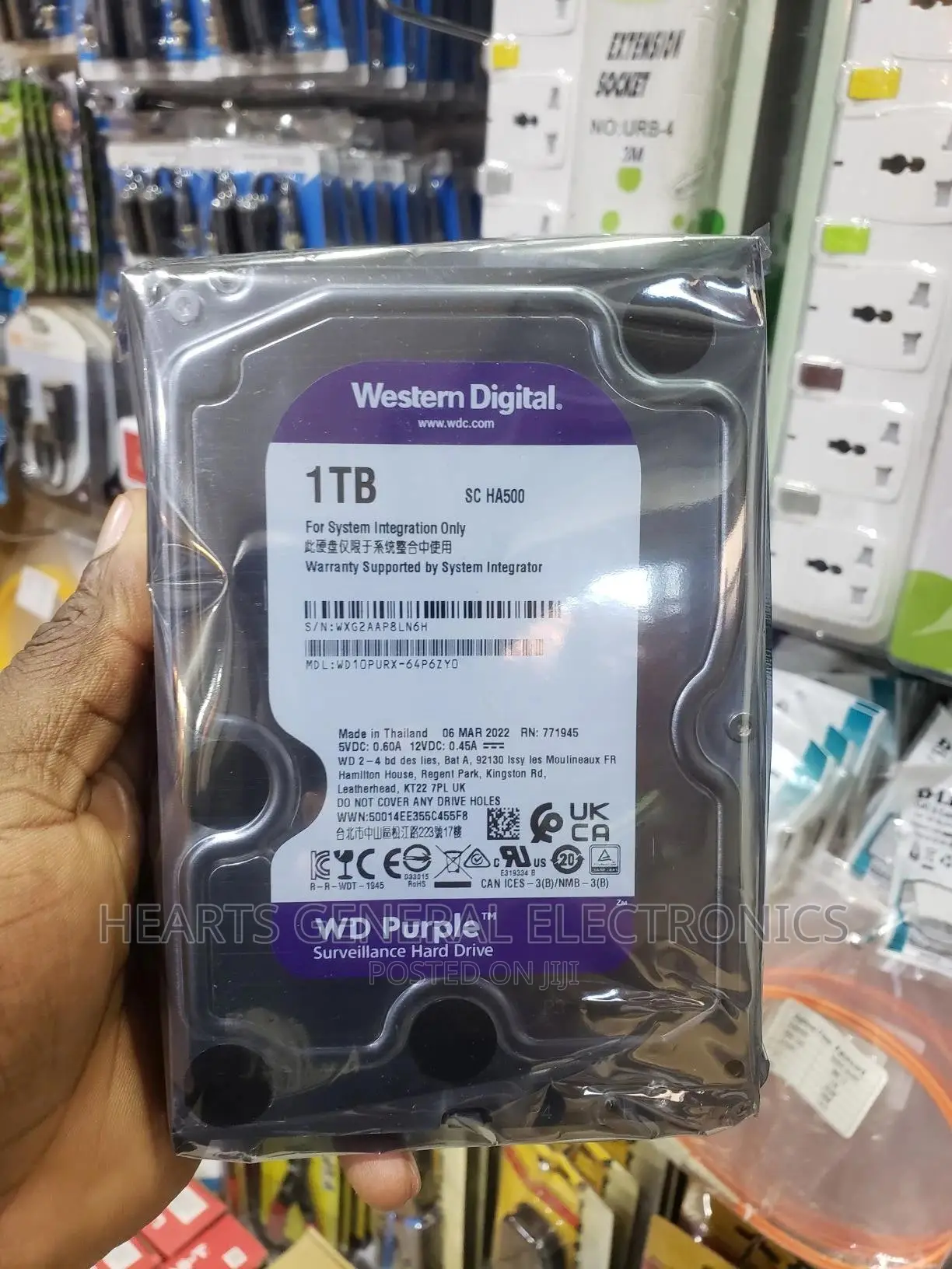 Servaillance Hard Drive 1TB ( Western Digital )