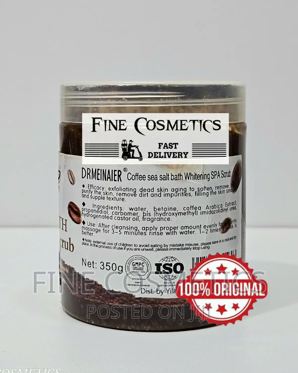 ORIGINAL Coffee Scrub Whitening Sea Salt SPA Bathing Scrub