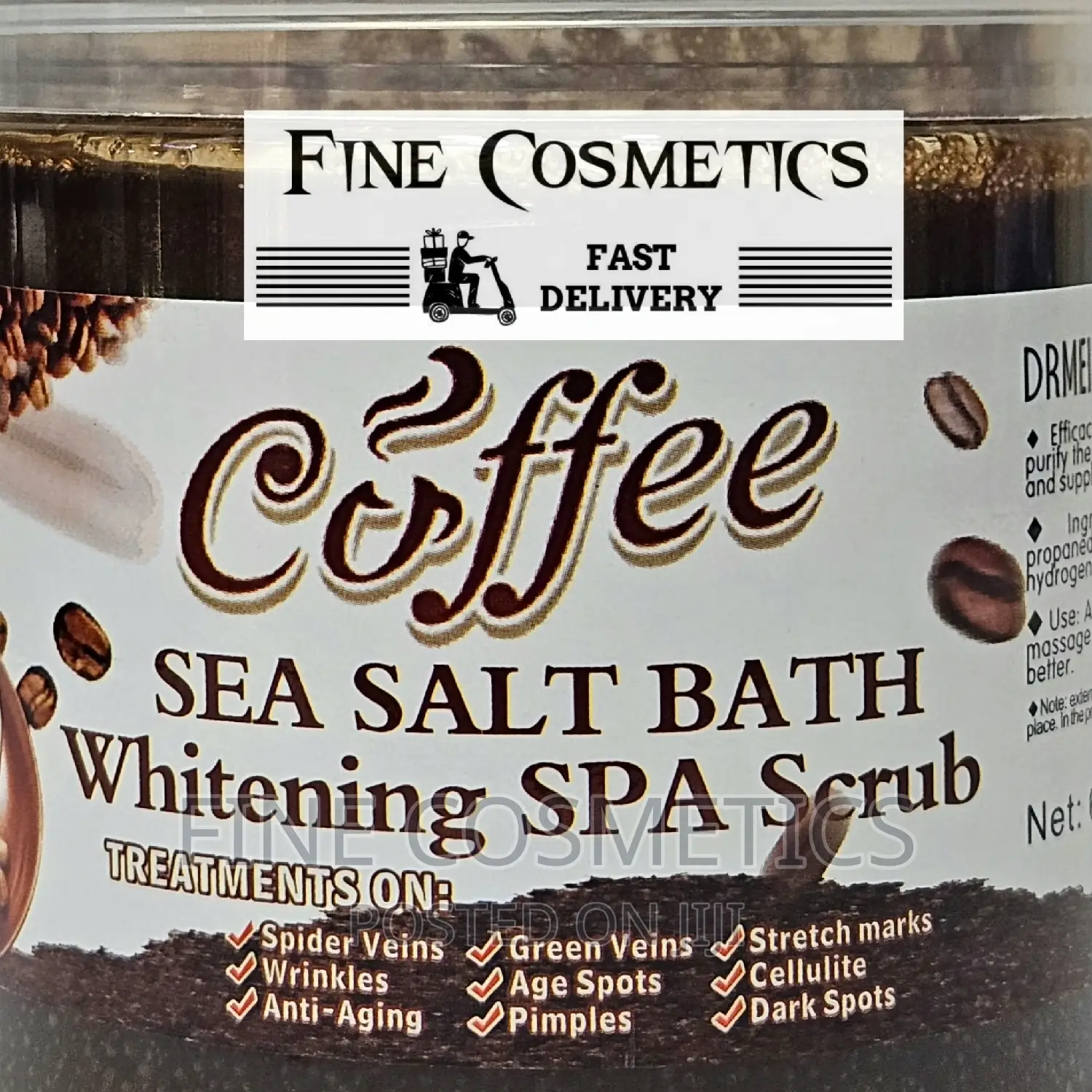 ORIGINAL Coffee Scrub Whitening Sea Salt SPA Bathing Scrub