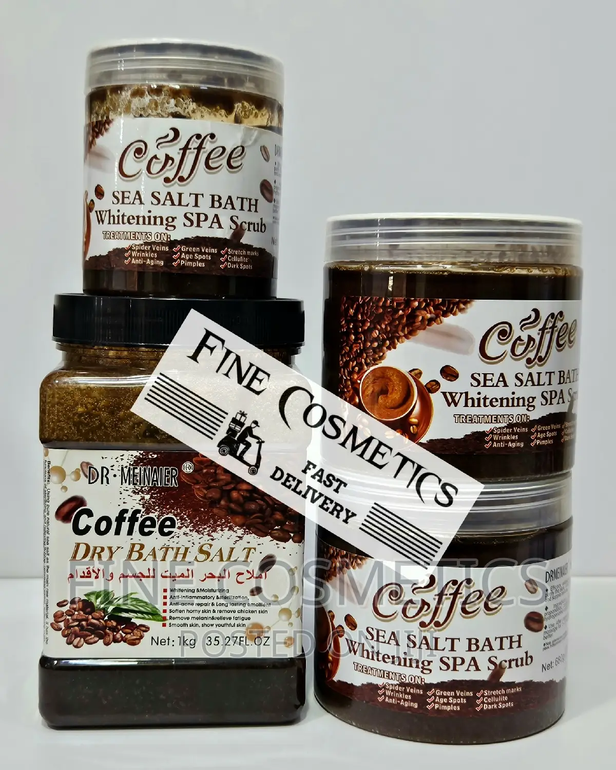 ORIGINAL Coffee Scrub Whitening Sea Salt SPA Bathing Scrub