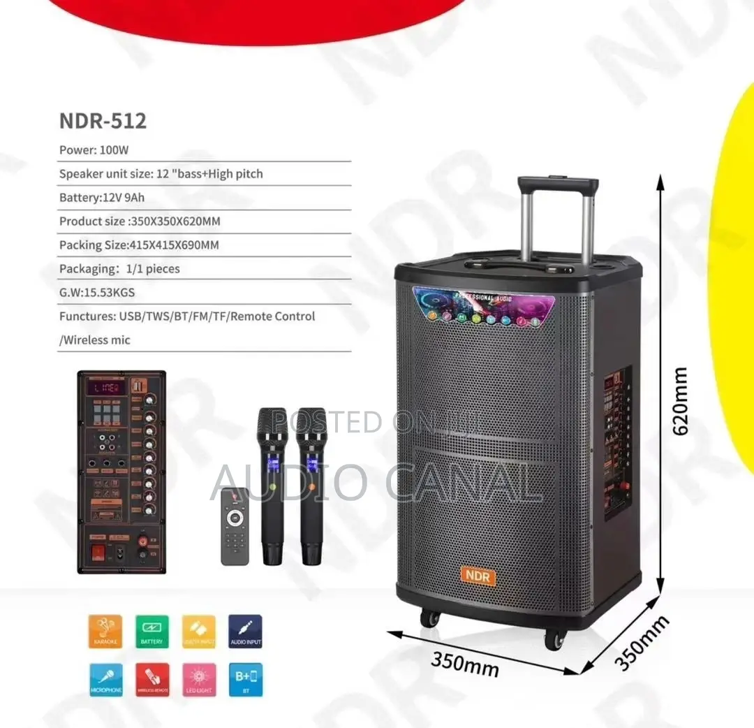 512 NDR Rechargeable Speaker
