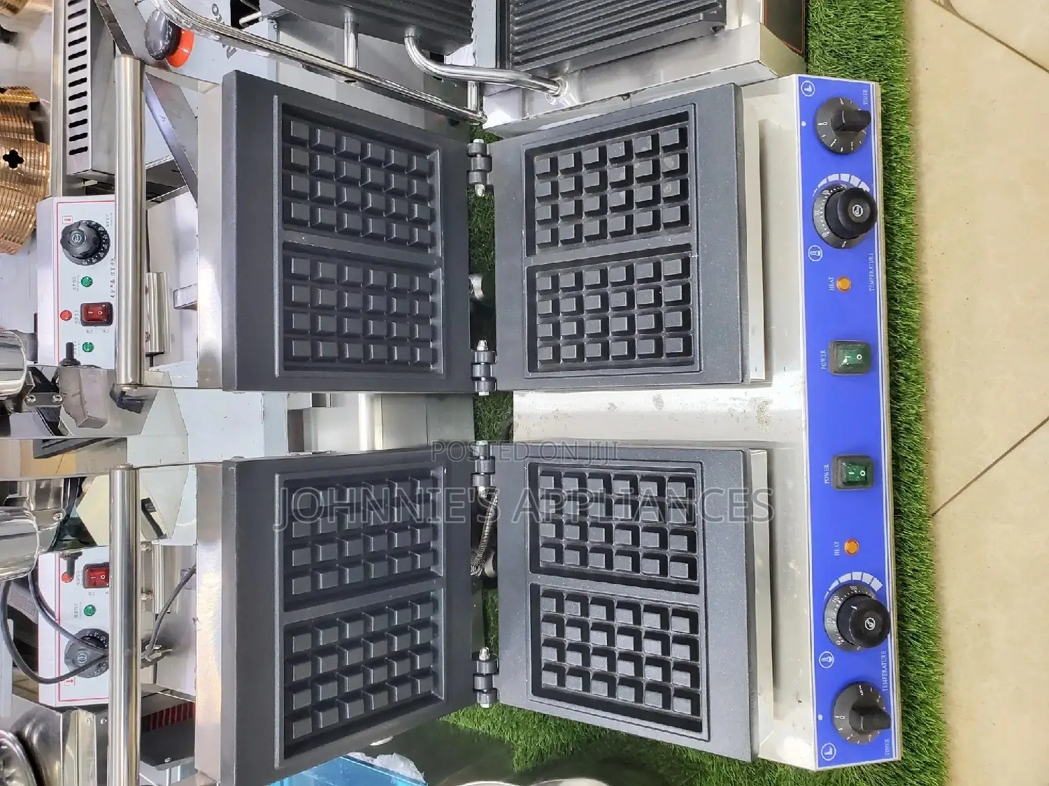 Commercial Waffle Maker Double