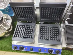 Commercial Waffle Maker Double