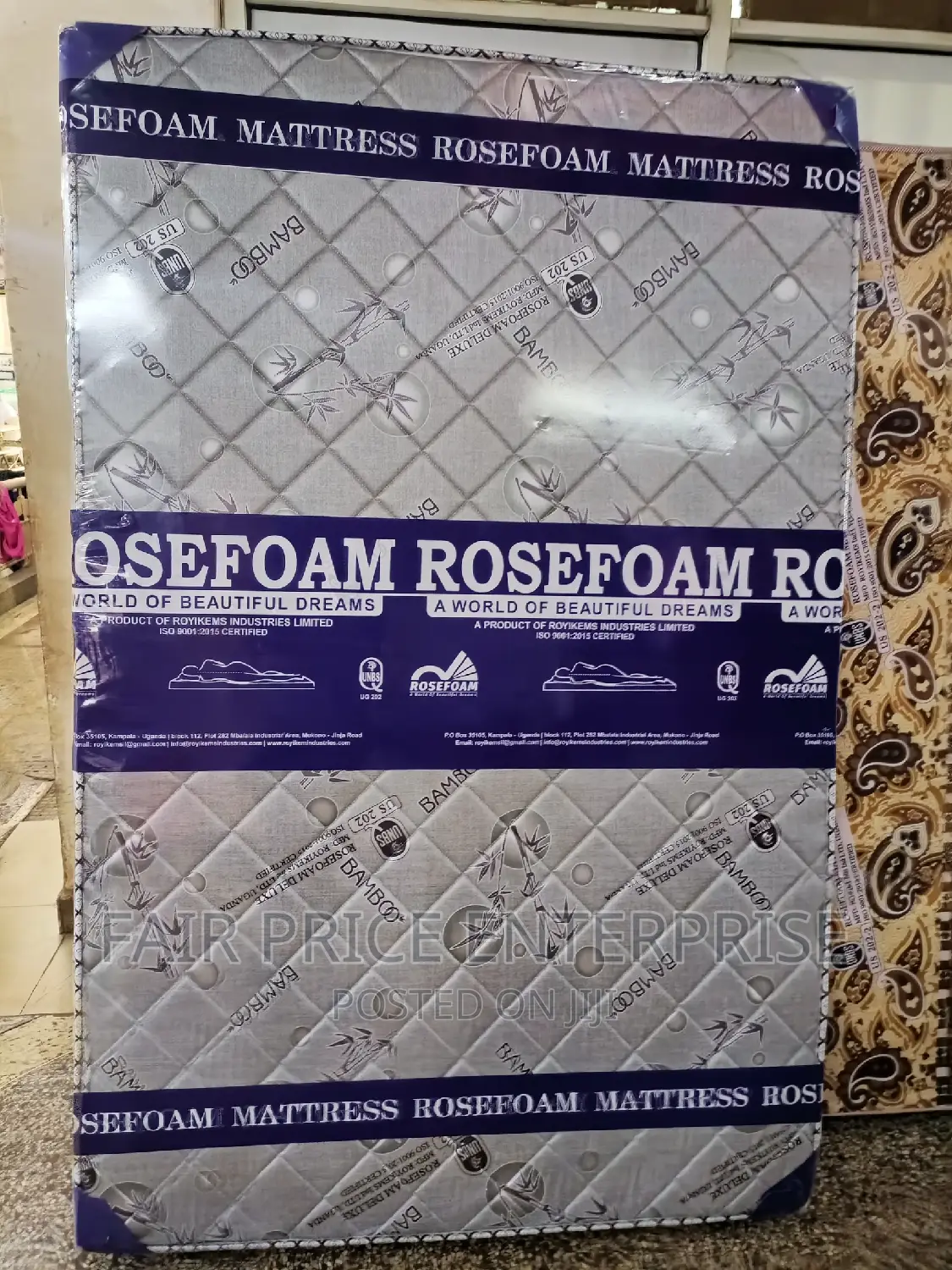 Rosefoam Mattress High Density 4*6 in 6inches