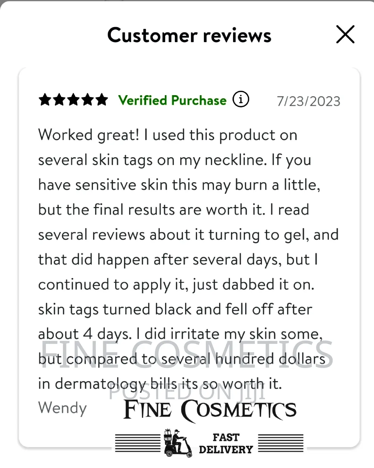 KING WARTS Remover- Maximum Strength Skin Tags Eraser Cream.