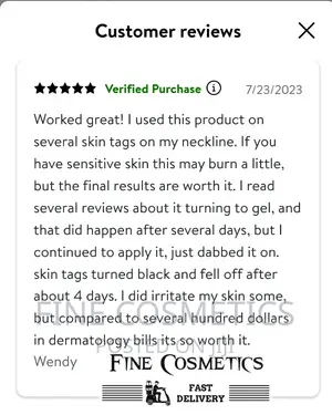 KING WARTS Remover- Maximum Strength Skin Tags Eraser Cream.