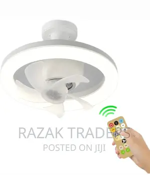 Remote Control Led Ceiling Fan Lamp With Light for Bedroom