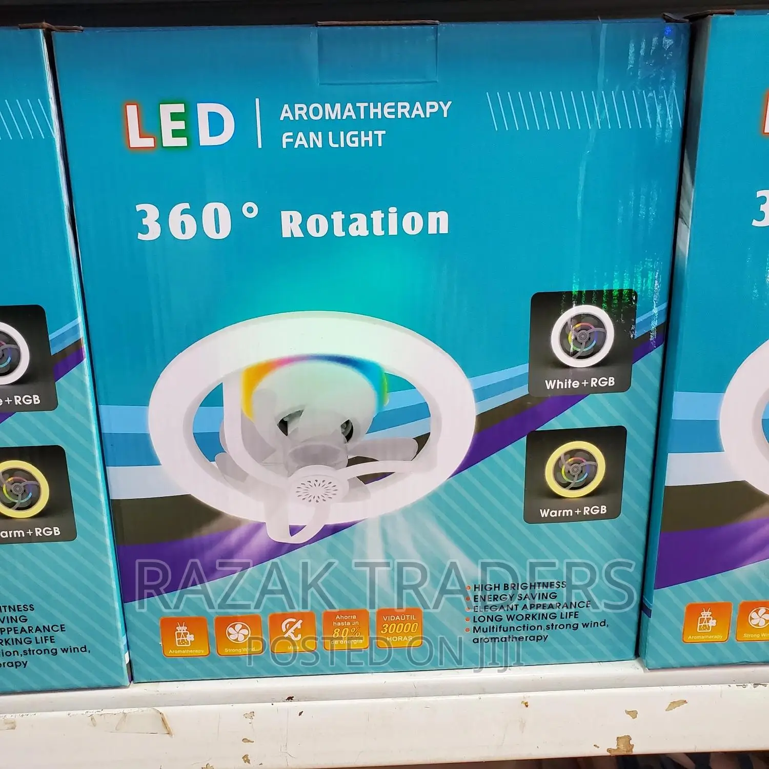 Remote Control Led Ceiling Fan Lamp With Light for Bedroom