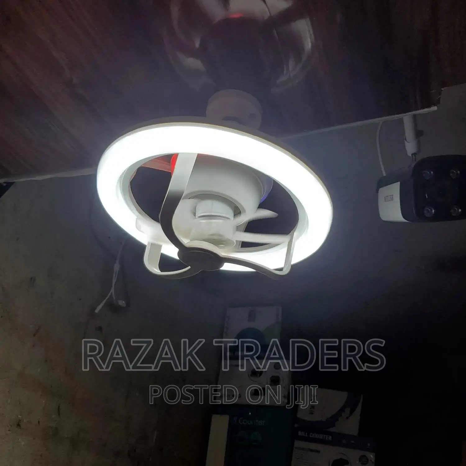 Remote Control Led Ceiling Fan Lamp With Light for Bedroom