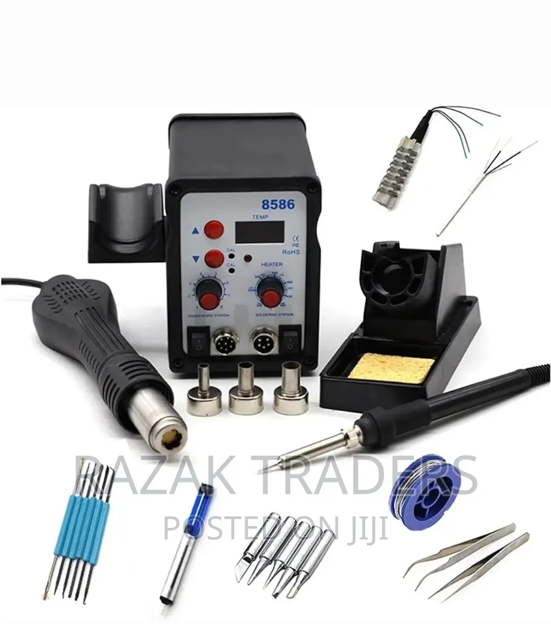2 in 1 Soldering Station LCD Digital Display