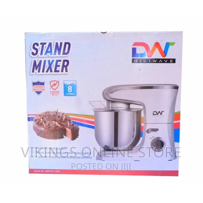 Dw 8 Litres Digiwave DWSTM – 1304 Stand Master Mixer – Grey