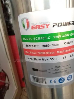 Water Pump 90m 2.4HP