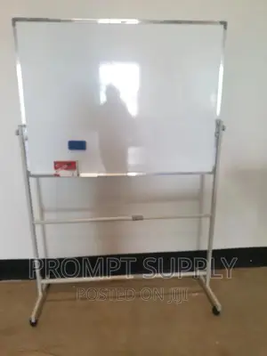 90x120cm Whiteboard With a Stand + Packet of Markers Eraser