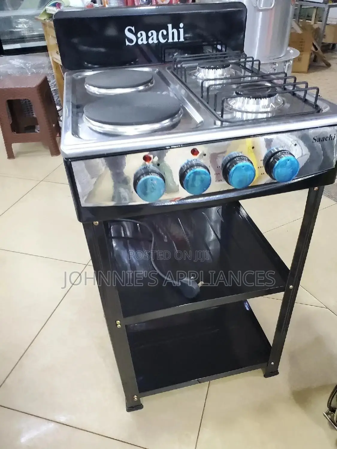 Both Electric en Gas Cooker With Stand