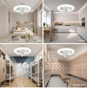 Home Ceiling Fan With RGB Led Light