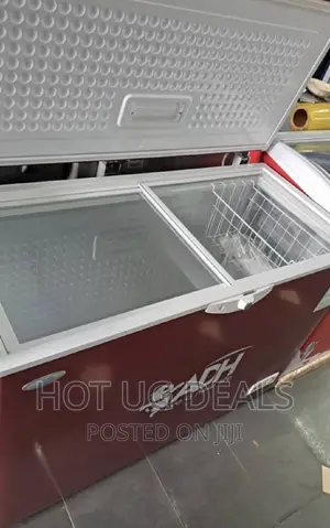 ADH 350L Chest Freezer-Red