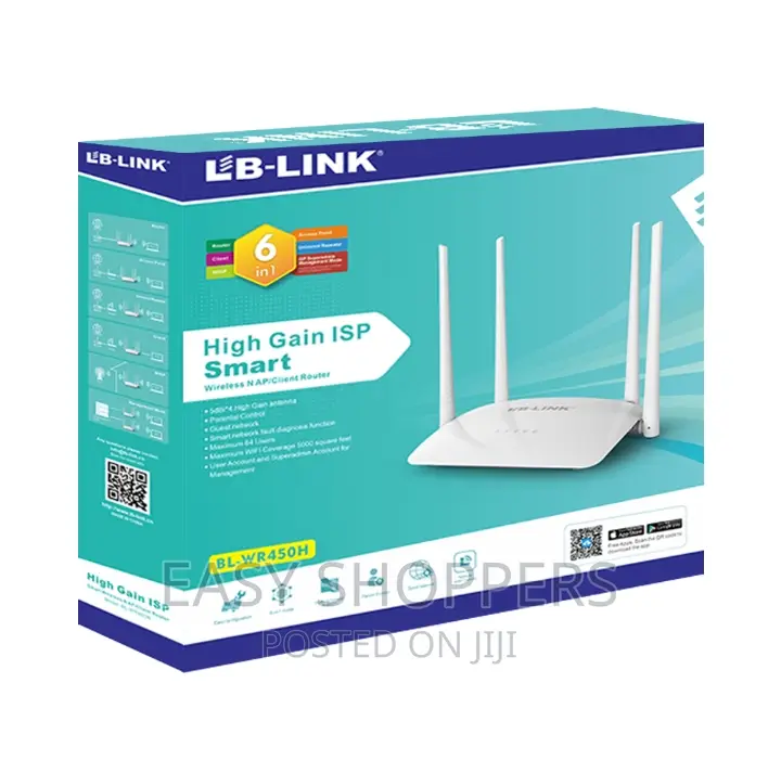 Lb-Link High Gain Smart Wireless 300MBPS Wifi N Router