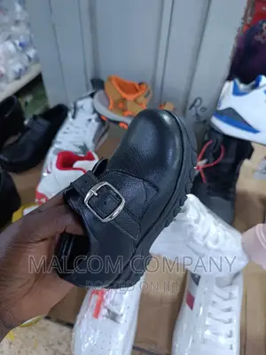 Kids School Shoes Leather and Rubber