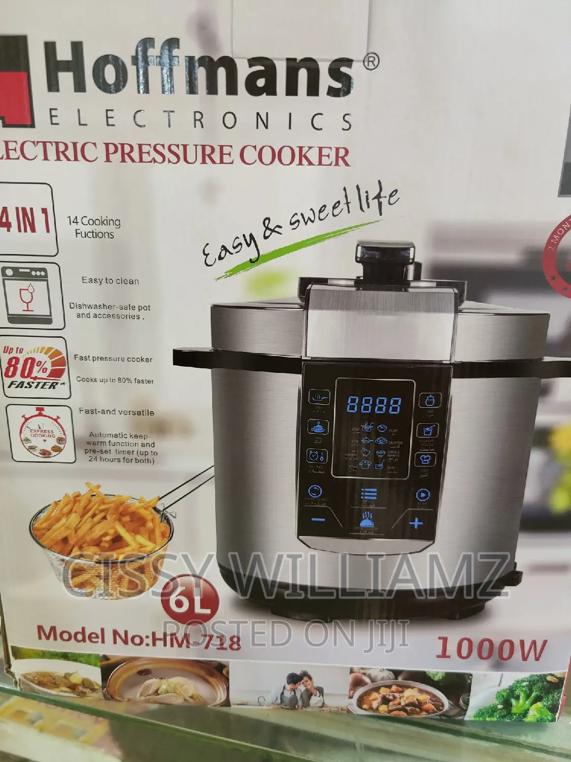 Hoffman Multifunc Electric Pressure Cooker/Pressure Cooker