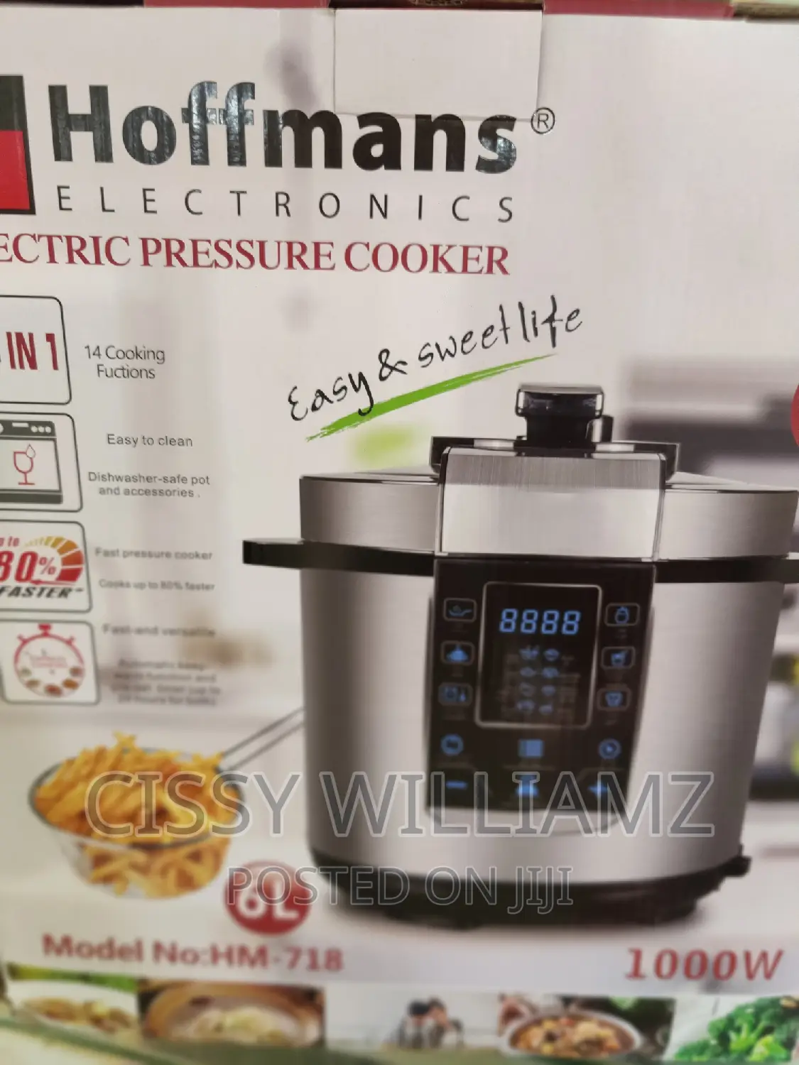 Electric Multifunction Pressure Cooker 6l Pressure Cooker