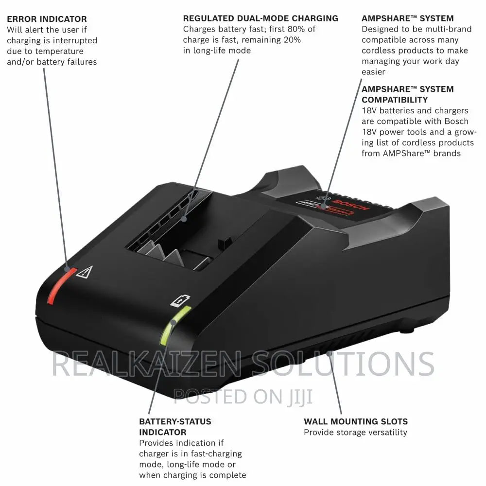 German BOSCH 18V Lithium-Ion Standard Battery Charger