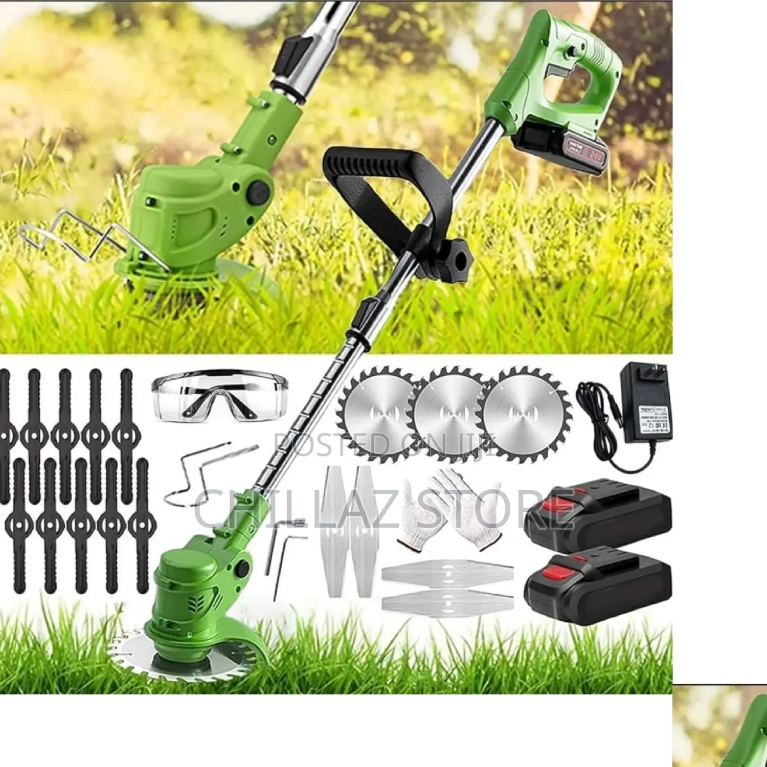 Cordless Electric Weed Wacker.