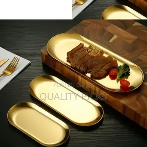 Stainless Gold Tray