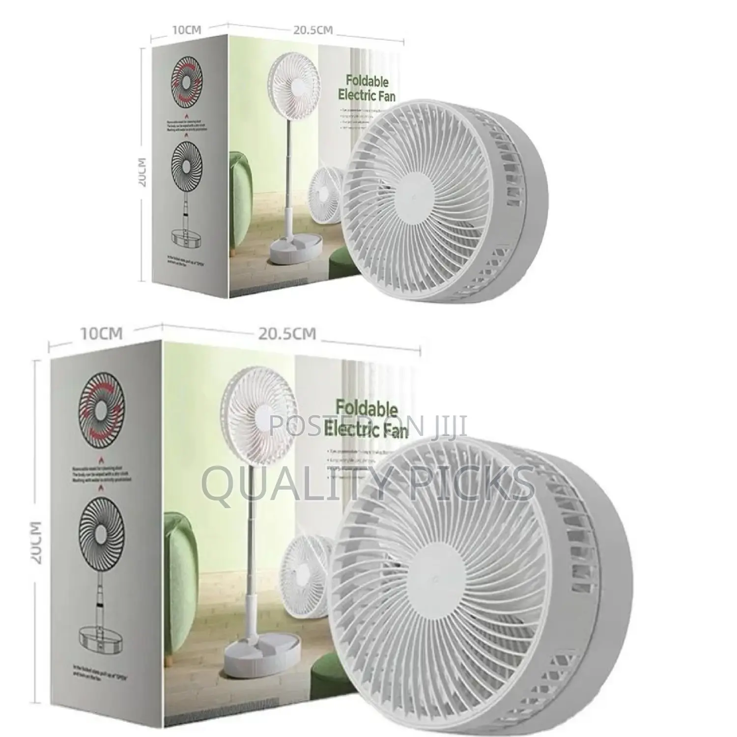 Rechargeable Folding Fan