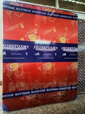 Rosefoam Mattress Super Deluxe.5x6x6inches.( Red)