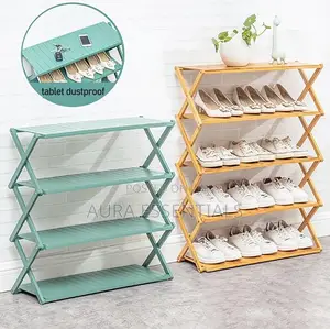 X-Shape 5 Layer Shoe Rack