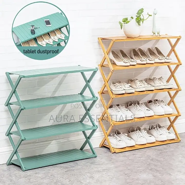 X-Shape 5 Layer Shoe Rack