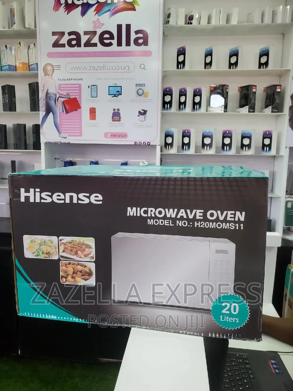 Hisense Microwave Oven 20l Silver | H20moms11