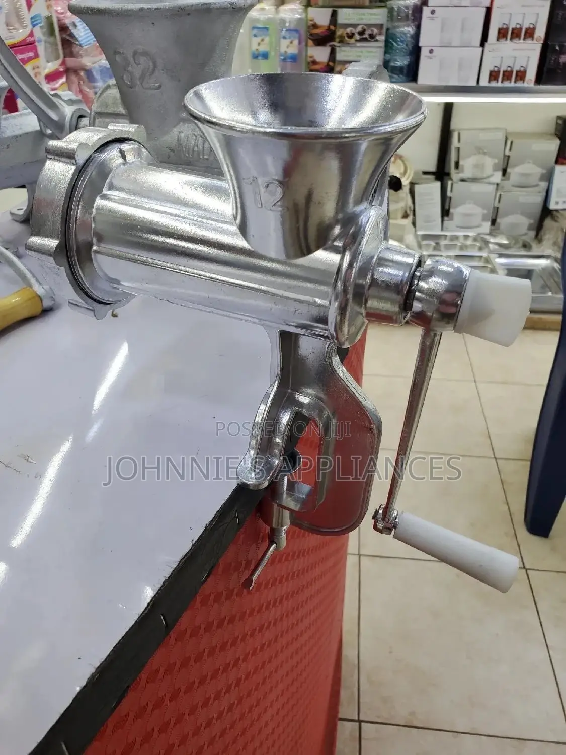Aluminum Manual Meat Mincer Size 12