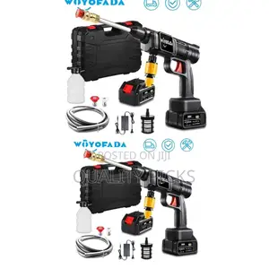 2 Batteries Rechargeable Car Washer Pressure