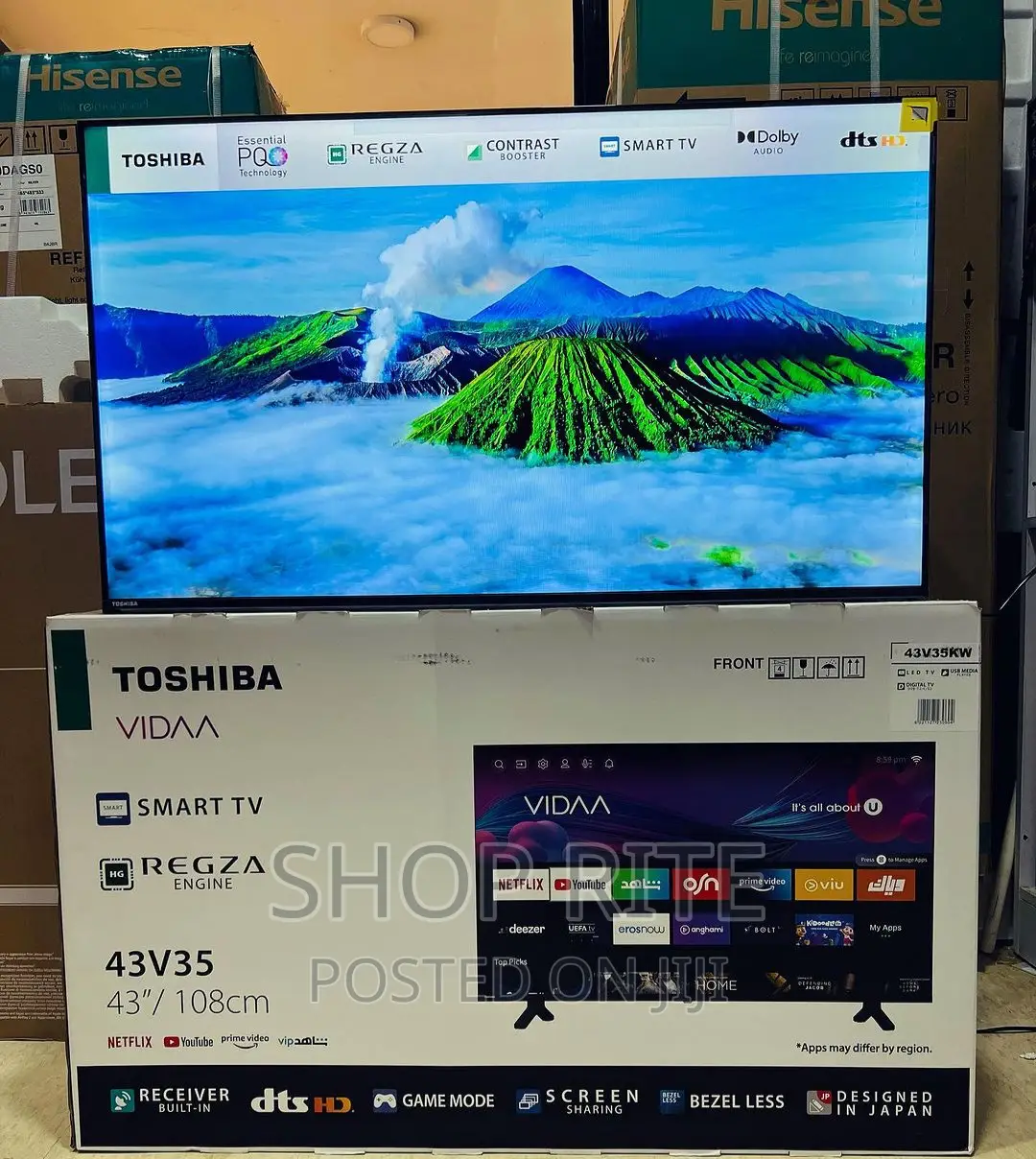 Toshiba 43inch Smart Vida TVS