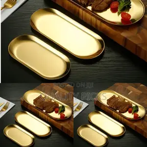 Stainless Gold Tray
