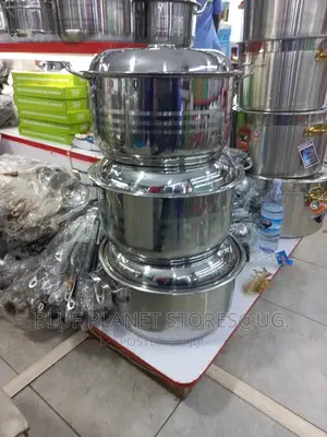 3pcs Cooking and Serving Pans/Dishes \\ Stainless Steel 
