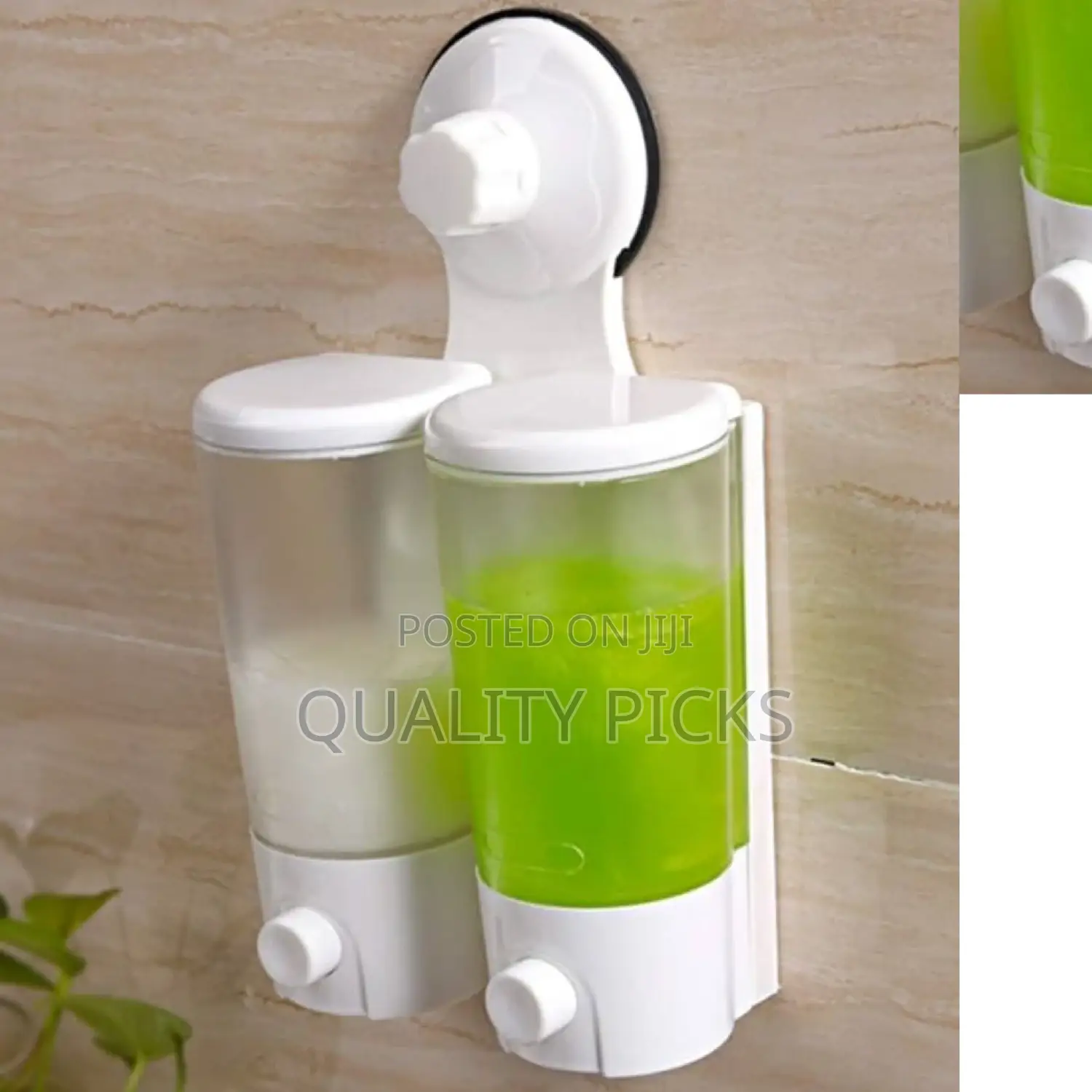 Wall Mounted Double Soap Dispenser