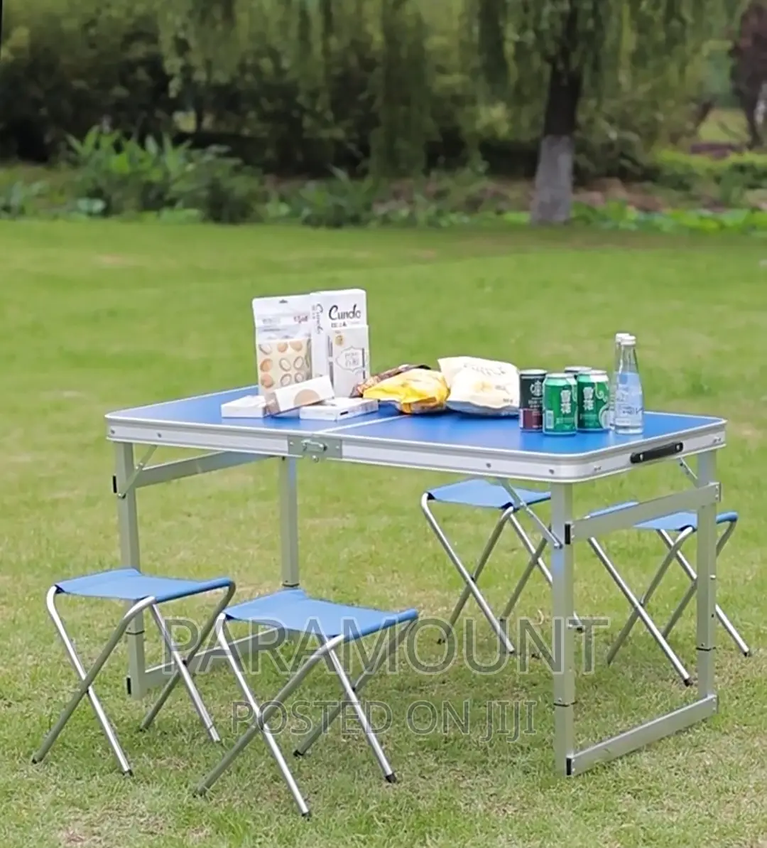 Camping Table and Chairs (4 Chairs)