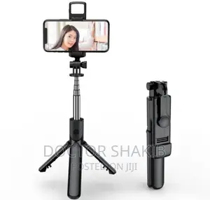 Bluetooth Selfie Stick and Tripod Stand With Wireless Remote